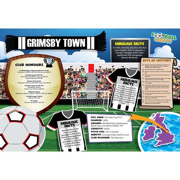 FOOTBALL CRAZY GRIMSBY TOWN (CRF400)