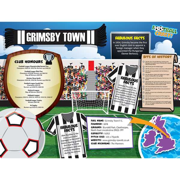 FOOTBALL CRAZY GRIMSBY TOWN (CRF400)