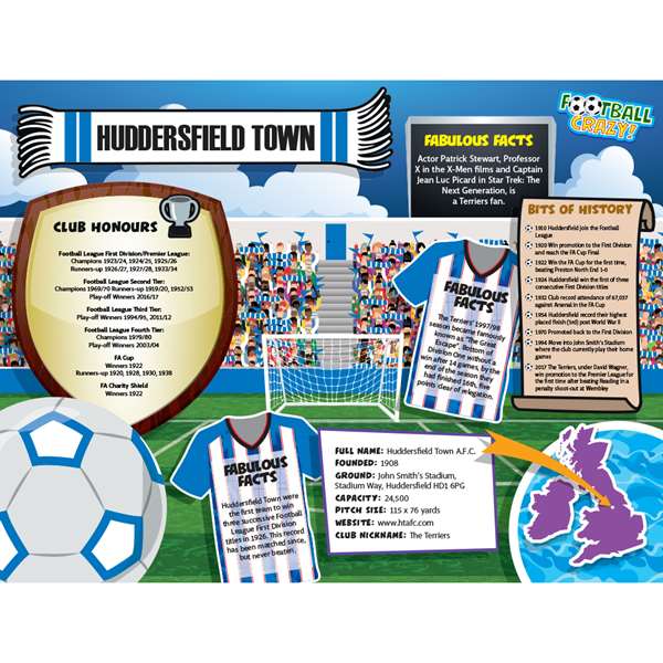FOOTBALL CRAZY HUDDERSFIELD TOWN (CRF400)