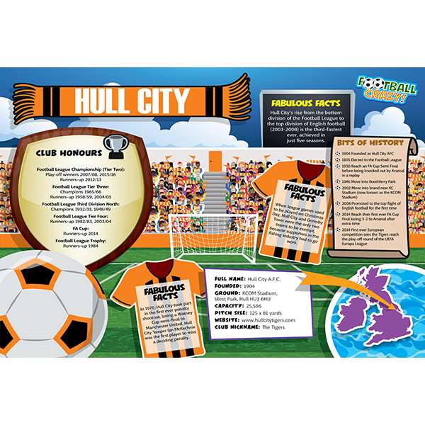 FOOTBALL CRAZY HULL CITY (CRF400)