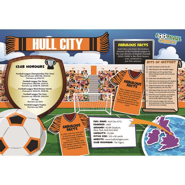 FOOTBALL CRAZY HULL CITY (CRF400)