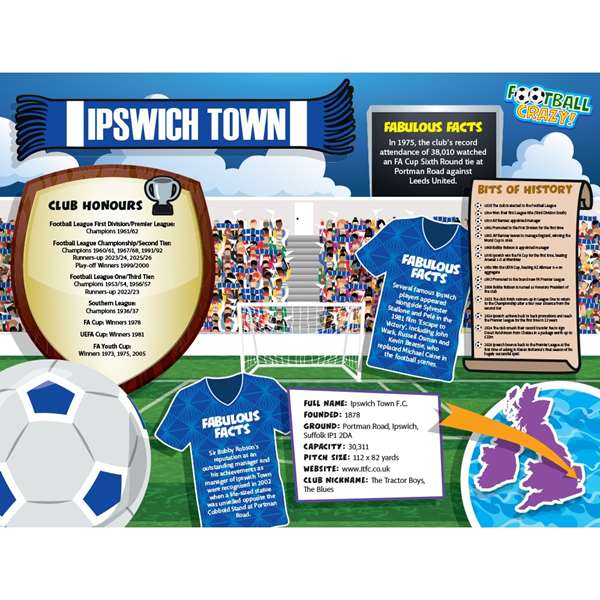 FOOTBALL CRAZY IPSWICH TOWN (CRF400)