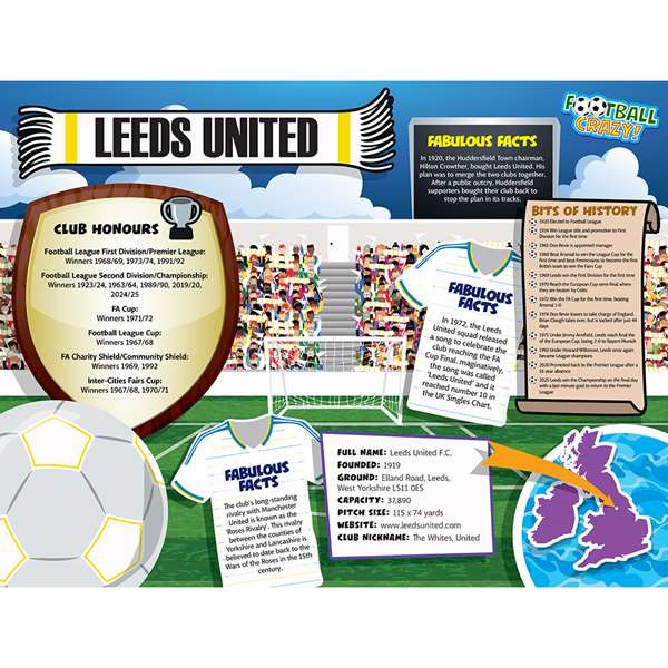 FOOTBALL CRAZY LEEDS UTD (CRF400)