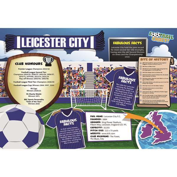 FOOTBALL CRAZY LEICESTER CITY (CRF400)