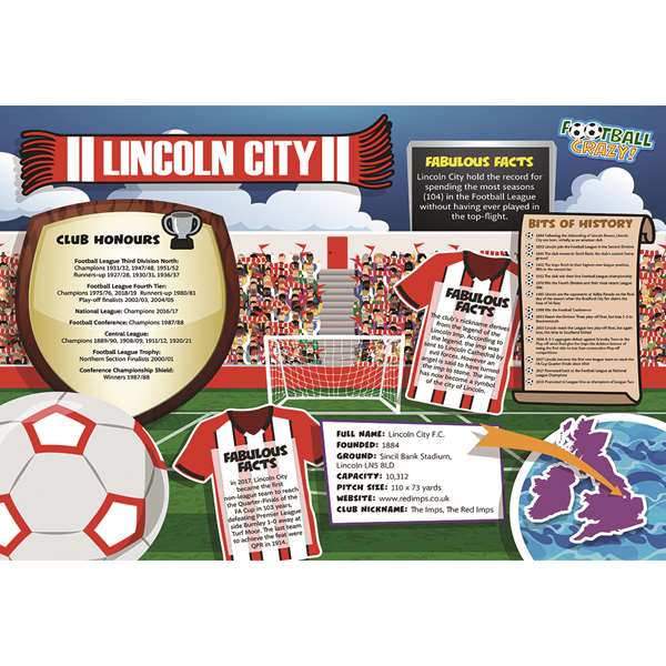 FOOTBALL CRAZY LINCOLN CITY (CRF400)