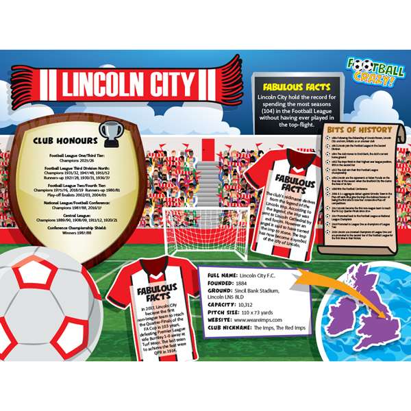 FOOTBALL CRAZY LINCOLN CITY (CRF400)