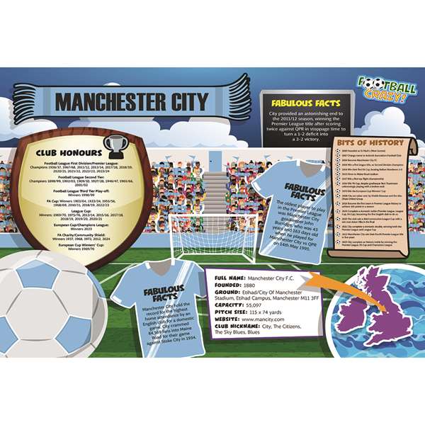 FOOTBALL CRAZY MANCHESTER CITY (CRF400)