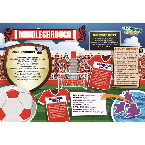 FOOTBALL CRAZY MIDDLESBROUGH (CRF400)