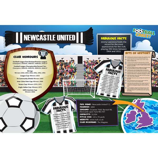 FOOTBALL CRAZY NEWCASTLE UTD (CRF400)