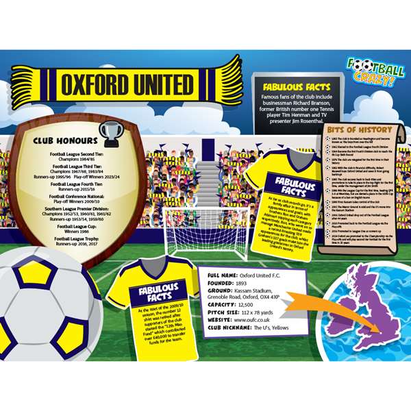 FOOTBALL CRAZY OXFORD UTD (CRF400)
