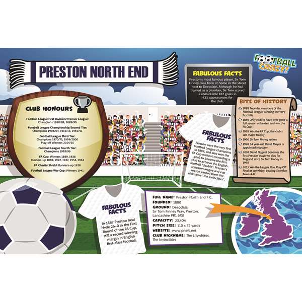 FOOTBALL CRAZY PRESTON NORTH END (CRF400)