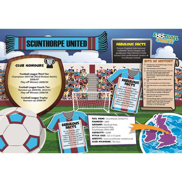 FOOTBALL CRAZY SCUNTHORPE UTD (CRF400)