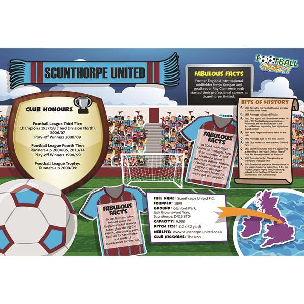 FOOTBALL CRAZY SCUNTHORPE UTD (CRF400)