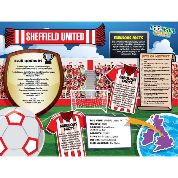 FOOTBALL CRAZY SHEFFIELD UTD (CRF400)