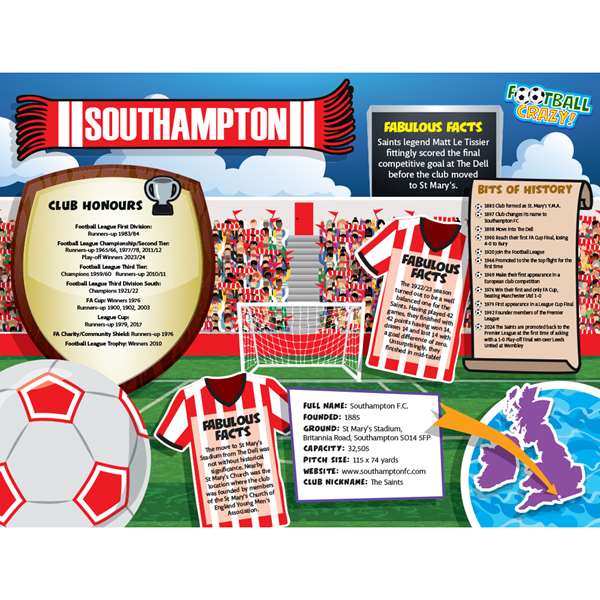 FOOTBALL CRAZY SOUTHAMPTON (CRF400)
