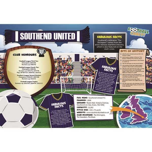 FOOTBALL CRAZY SOUTHEND UTD (CRF400)