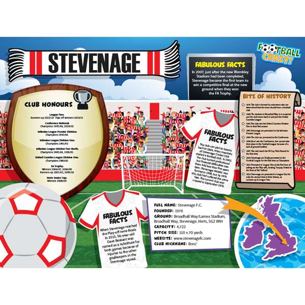 FOOTBALL CRAZY STEVENAGE (CRF400)
