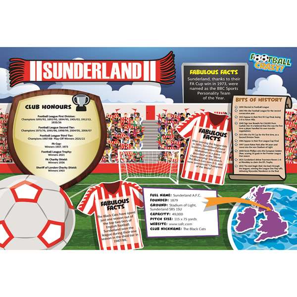 FOOTBALL CRAZY SUNDERLAND (CRF400)