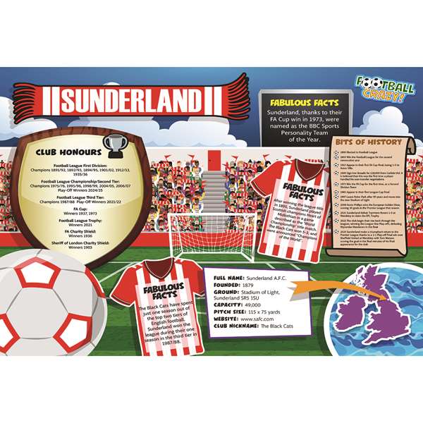FOOTBALL CRAZY SUNDERLAND (CRF400)
