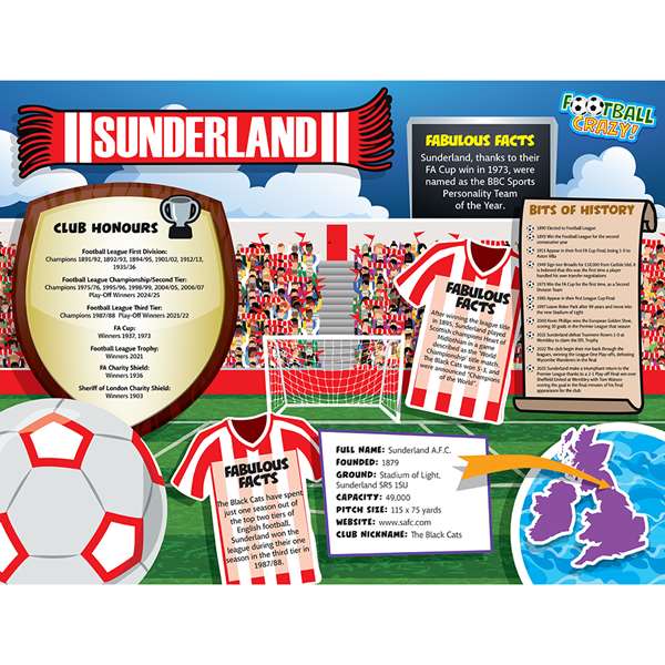 FOOTBALL CRAZY SUNDERLAND (CRF400)
