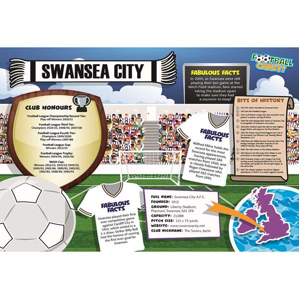 FOOTBALL CRAZY SWANSEA (CRF400)