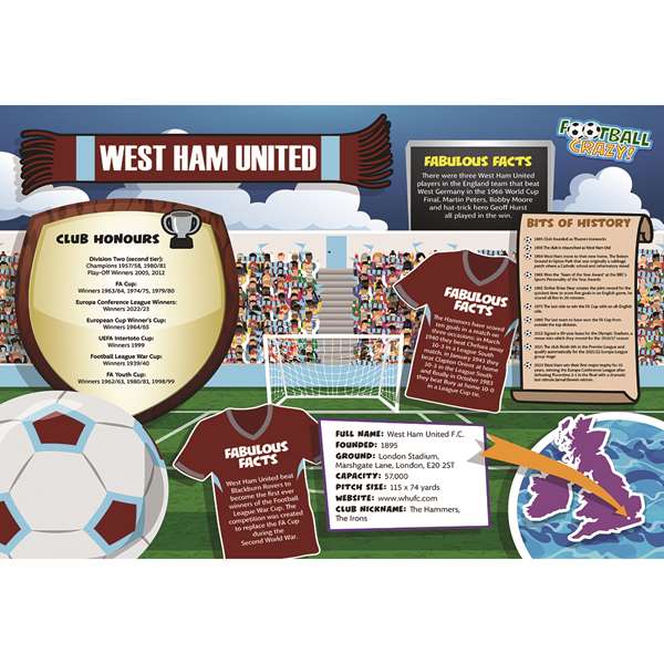 FOOTBALL CRAZY WEST HAM UTD (CRF400)