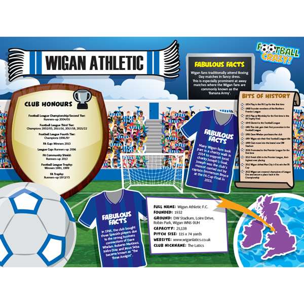 FOOTBALL CRAZY WIGAN ATHLETIC (CRF400)