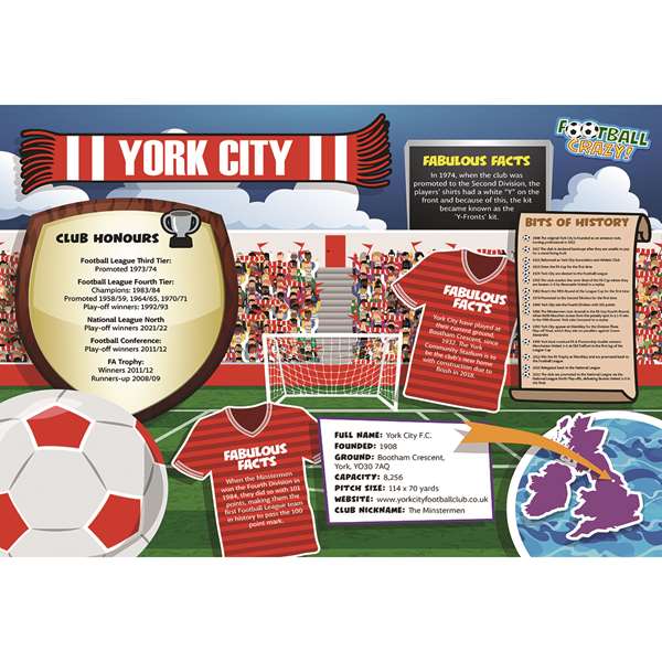 FOOTBALL CRAZY YORK CITY (CRF400)