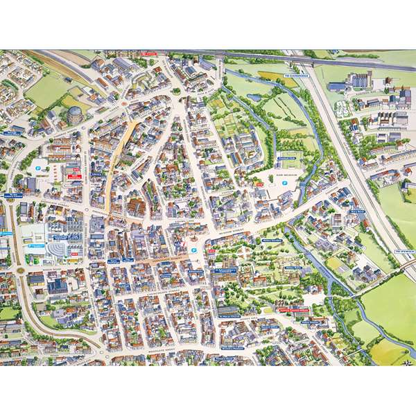 JIGRAPHY CITYSCAPES BURY ST EDMUNDS (HPCCS400)