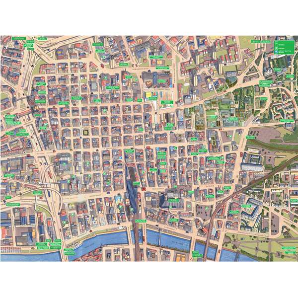 JIGRAPHY CITYSCAPES GLASGOW (HPCCS400)
