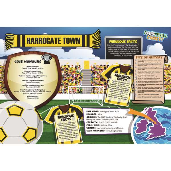 FOOTBALL CRAZY HARROGATE TOWN (CRF400)