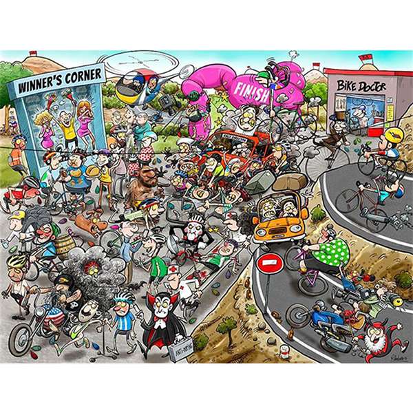 CHAOS AT THE CYCLING TOURNAMENT 