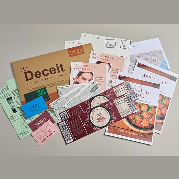 ESCAPE ROOMS IN AN ENVELOPE  - THE DECEIT