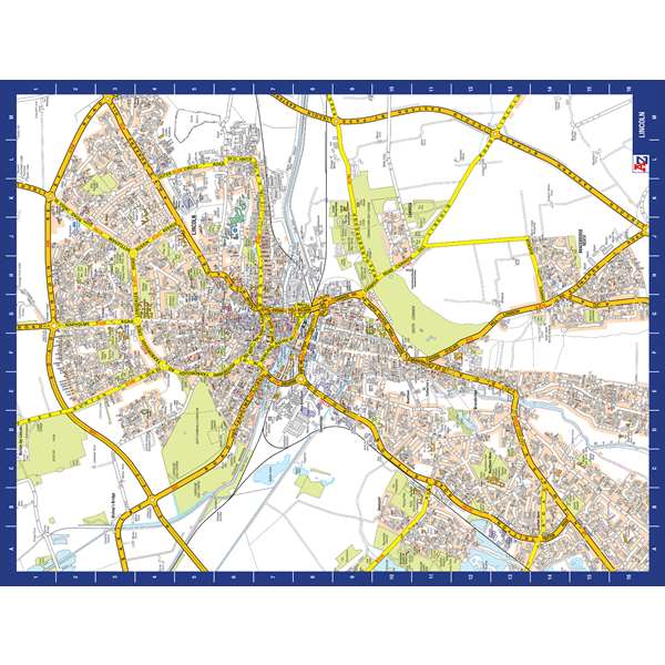 A TO Z MAP OF LINCOLN (M4JAZLG)