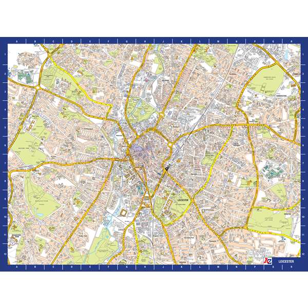 A TO Z MAP OF LEICESTER (M4JAZLG)
