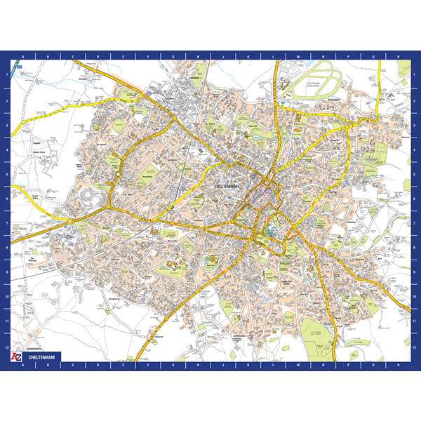 A TO Z MAP OF CHELTENHAM (M4JAZLG)