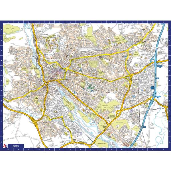 A TO Z MAP OF EXETER (M4JAZLG)