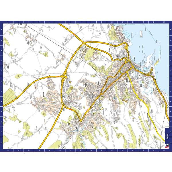 A TO Z MAP OF DOVER (M4JAZLG)