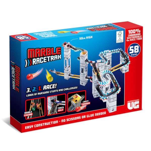 MARBLE RACETRAX - 58 PIECES