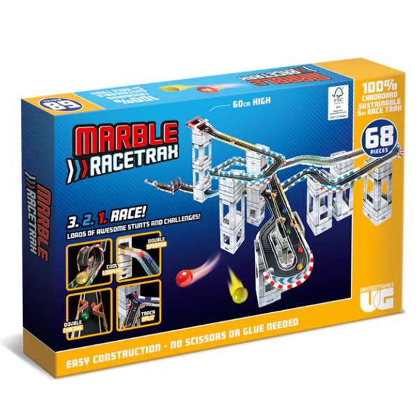 MARBLE RACETRAX - 68 PIECES