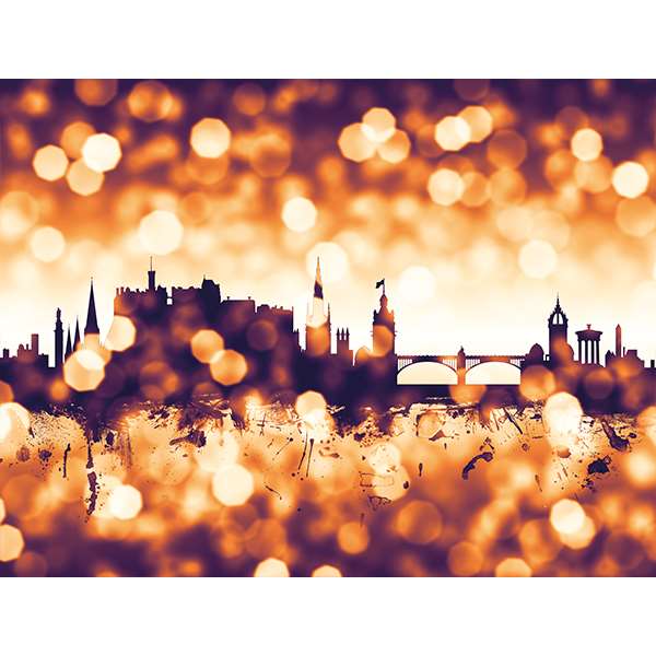 EDINBURGH SKYLINE BOKEH SUMMER