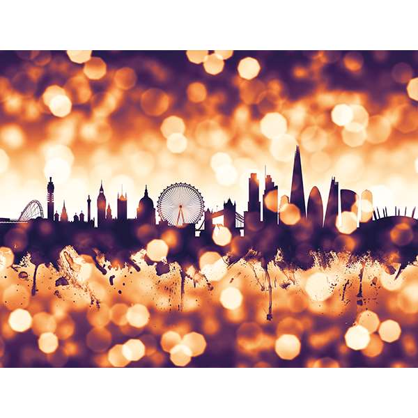 LONDON SKYLINE BOKEH SUMMER