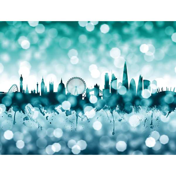 LONDON SKYLINE BOKEH WINTER