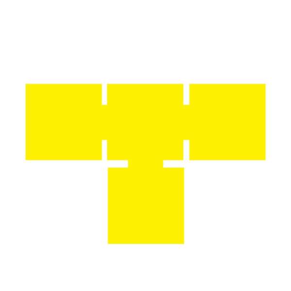YELLOW T PIECE