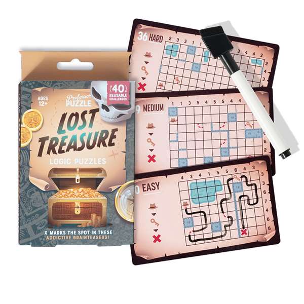 POCKET LOGIC PUZZLES - LOST TREASURE