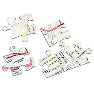 MAP JIGSAW PUZZLE OS STREET VIEW 