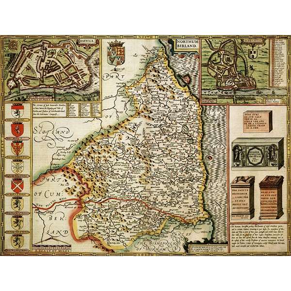 HISTORICAL MAP NORTHUMBERLAND (M4JHIST400)