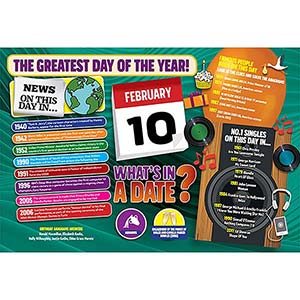 WHAT'S IN A DATE 10th FEBRUARY STANDARD 