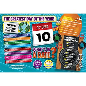 WHAT'S IN A DATE 10th OCTOBER STANDARD 