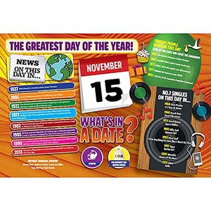 WHAT'S IN A DATE 15th NOVEMBER STANDARD 